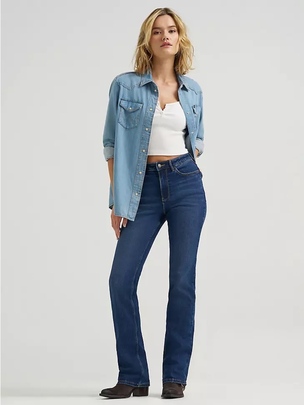 Wrangler Highrise Bootcut Jeans